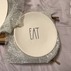 Rae Dunn “EAT” salad plates